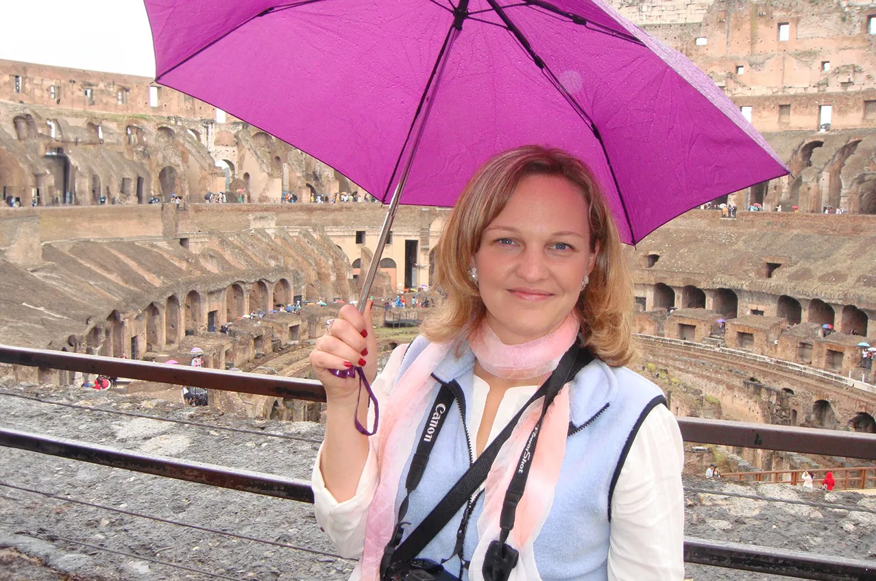 Carey-Anne in Rome