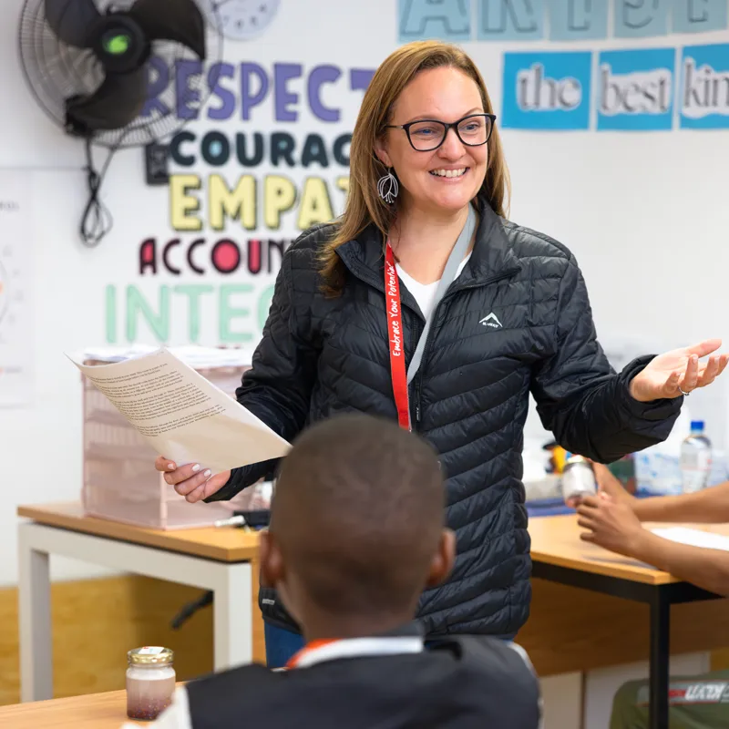 Carey Services for Schools working with a class of children